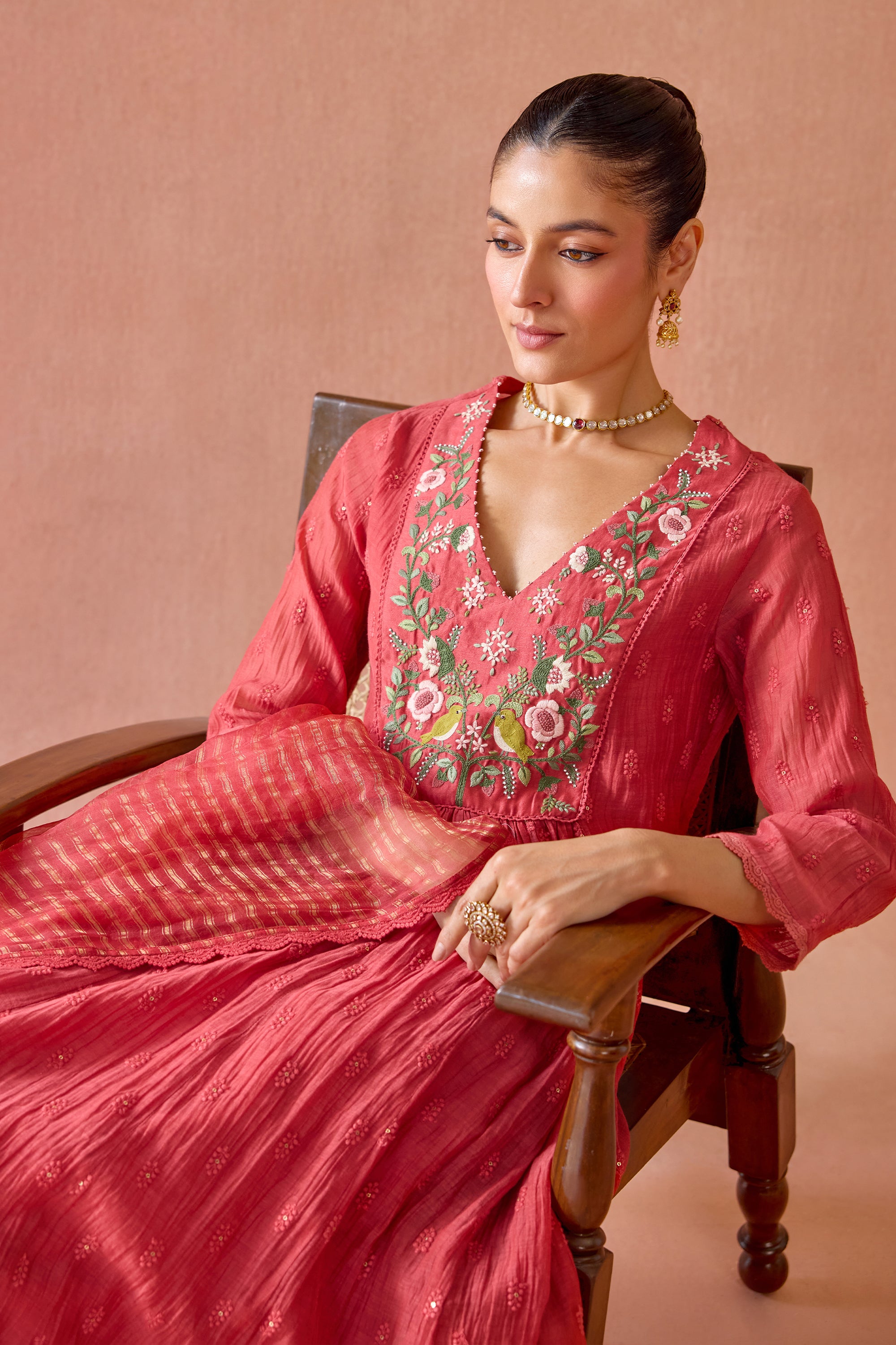 Chirai Kurta Set - E
