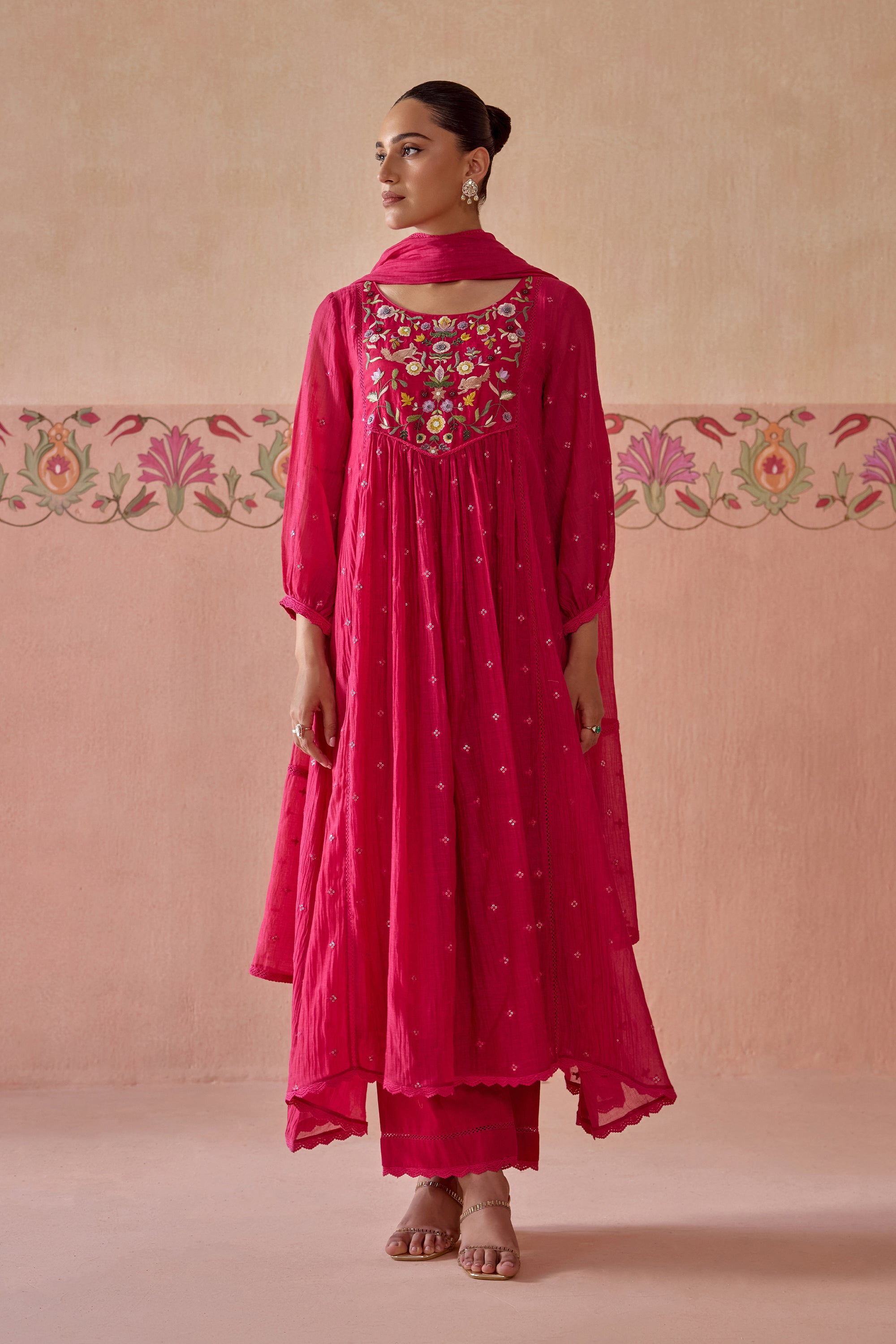 Phool Kurta Set - A