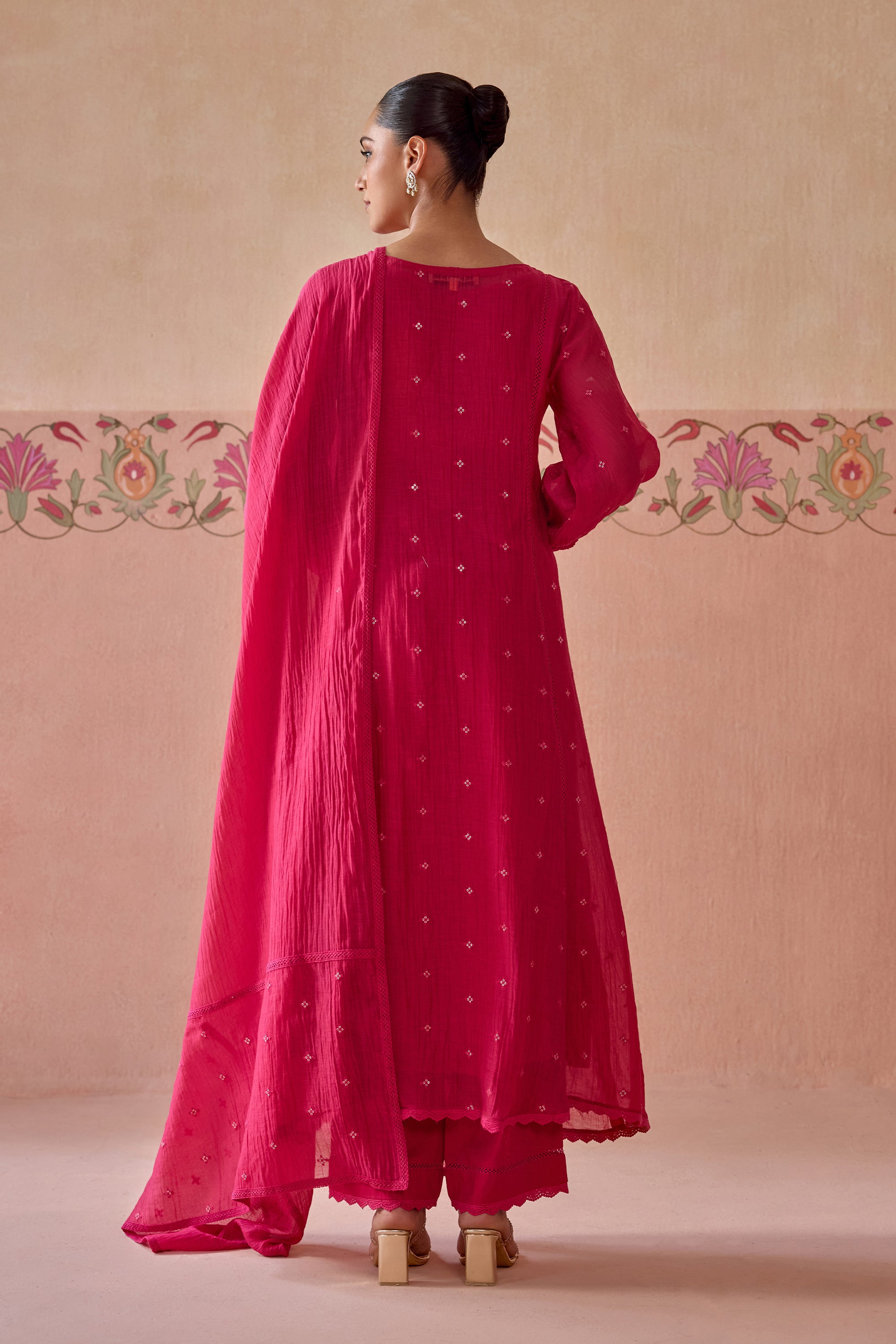 Phool Kurta Set - F