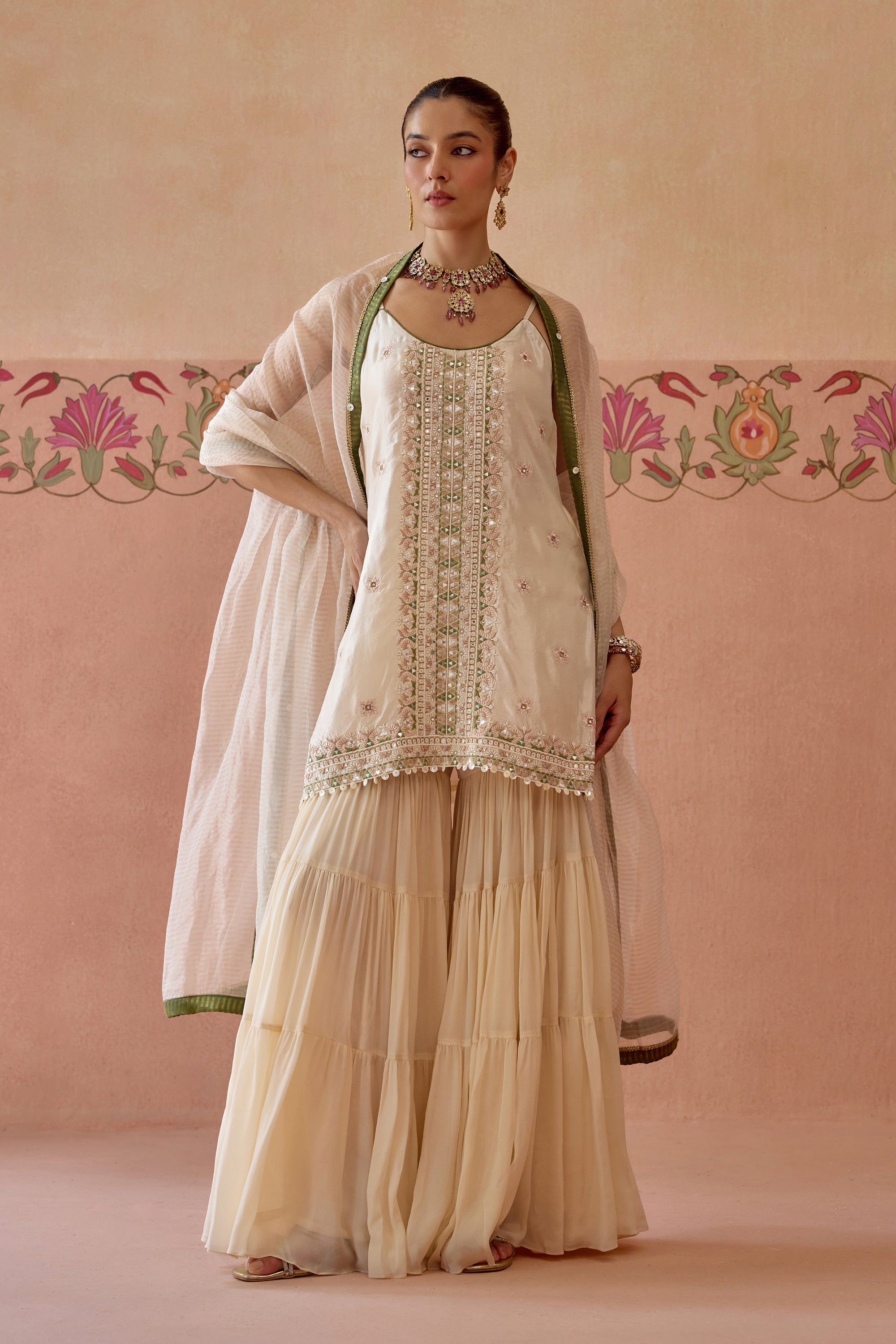 Sahiba Gharara Set - A
