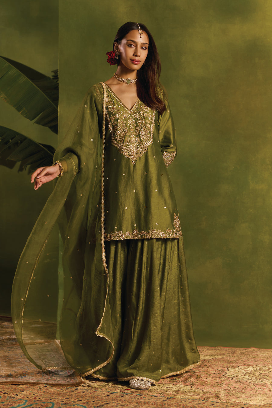 Gulnaar Sharara Set
