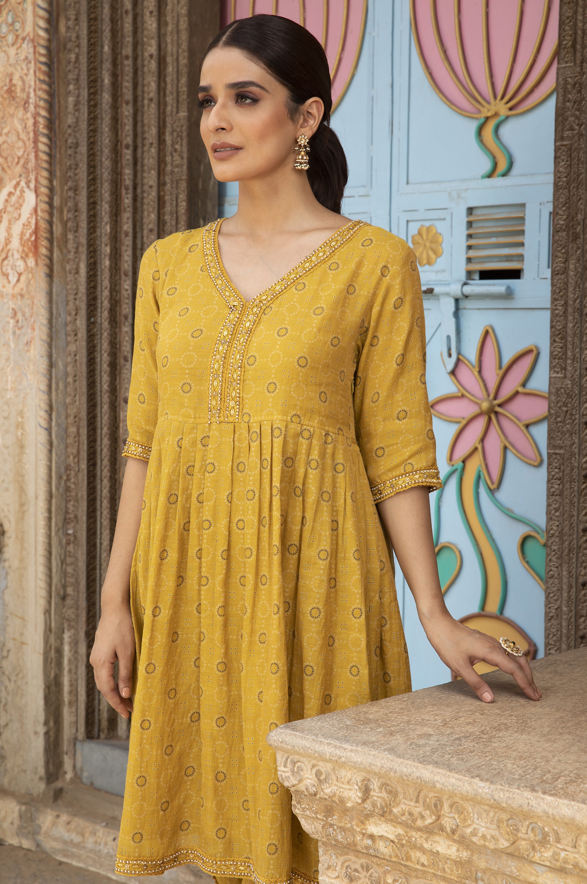 Yellow_Tissue_Chanderi_Dhoti_Set_Kritika_Dawar